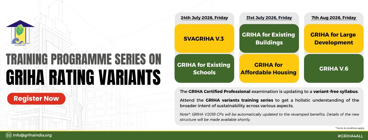 Training Programme Series on GRIHA Rating Variants