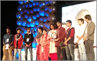 Award of The GRIHA trophy at 56th NASA(National Association for Students of Architecture), convention at Hyederabad